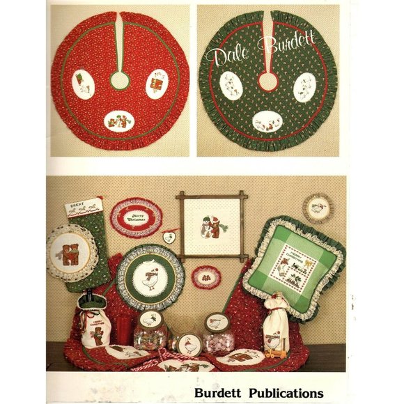 Dale Burdett Have a Country Christmas Counted Cross Stitch Pattern Chart 1984 - Picture 3 of 3
